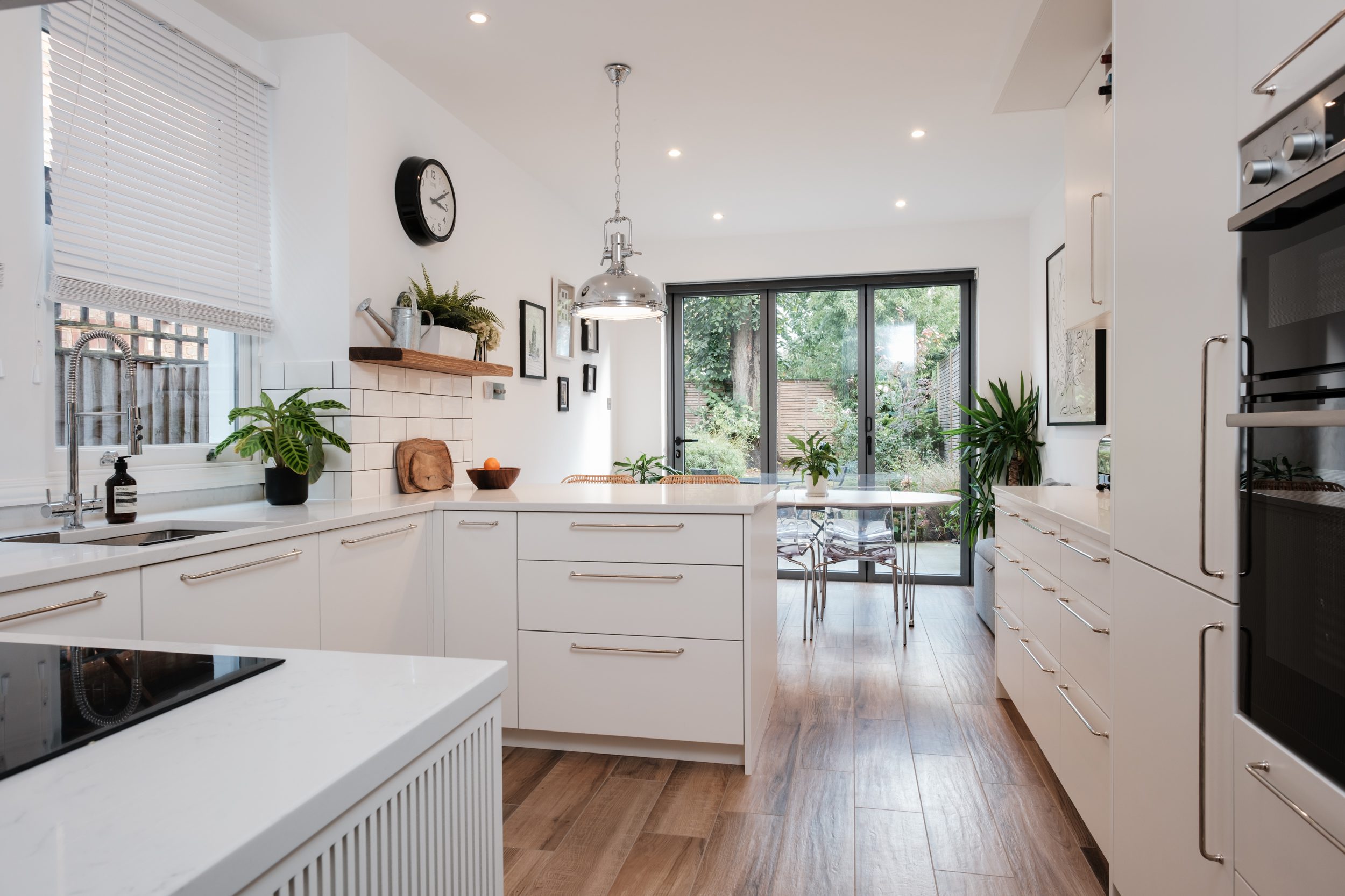 Modern white kitchen